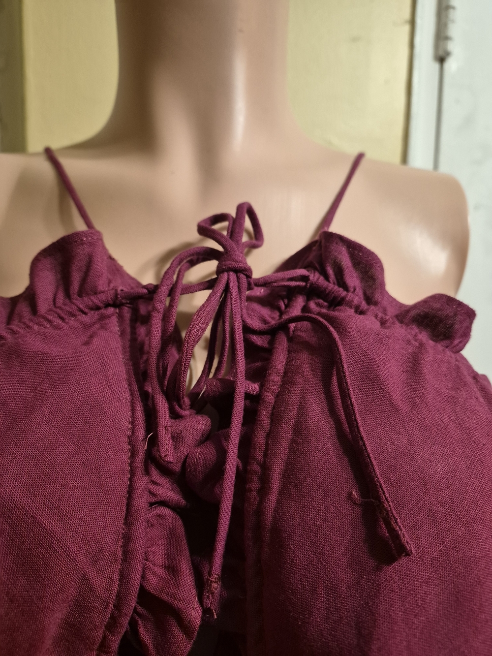 Wild Fable Women' Burgundy/Wine Crop Top with Tag Size XXL - Picture 3 of 15